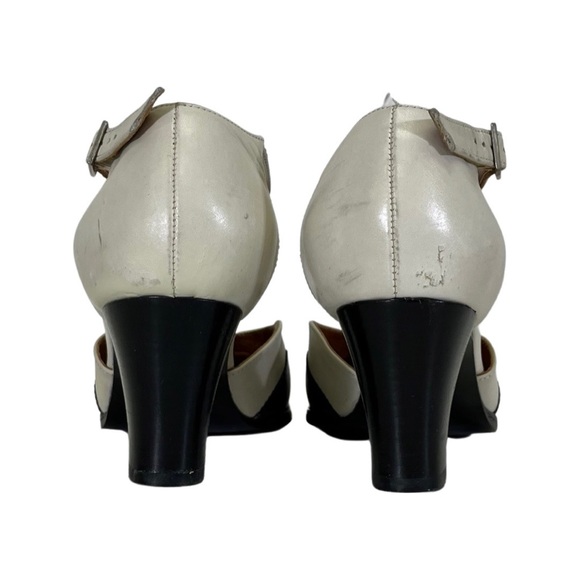 Robert Clergerie patent leather buckle up sandal heels size 7.5 - Picture 4 of 7